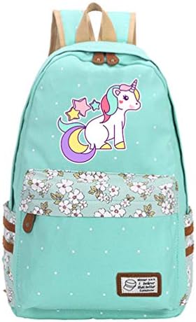 Unicorn Dabbing Cartoon Backpack School Girls Canvas Bags For Teenagers Travel Unicornio Shoulder BL-unicorn3