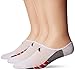 adidas Men's Climacool® Superlite Super No Show Sock (3-Pair), White/Energy Red/Black, Large, (Shoe Size 6-12)