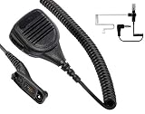 Speaker Mic Compatible with Motorola APX4000 APX6000 APX7000 XPR6350 XPR6550 XPR7350 XPR7550 APX 4000 6000 7000 8000 XPR 7550 7350 6550 6350, Noise Reduction Shoulder Microphone with 3.5mm Earpiece