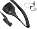 Speaker Mic Compatible with Motorola APX4000 APX6000 APX7000 XPR6350 XPR6550 XPR7350 XPR7550 APX 4000 6000 7000 8000 XPR 7550 7350 6550 6350, Noise Reduction Shoulder Microphone with 3.5mm Earpiece