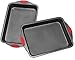 Elite Bakeware™ Extra Large All Purpose Baking Pans (2 Pack) with Ultra Nonstick Coating and Sure Grip Handles - Premium Baking Pans - Cake Pans - Roasting Pan (Quantity of 2)