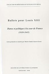 Ballets pour Louis XIII