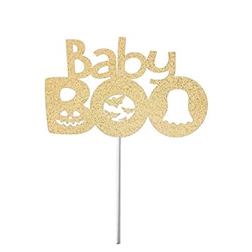 Baby Boo, Halloween, Halloween, Babyparty, Babyparty, Babygeist, Geist, Kürbis, Fledermäuse, Baby Topper, jede Farbe Glitter