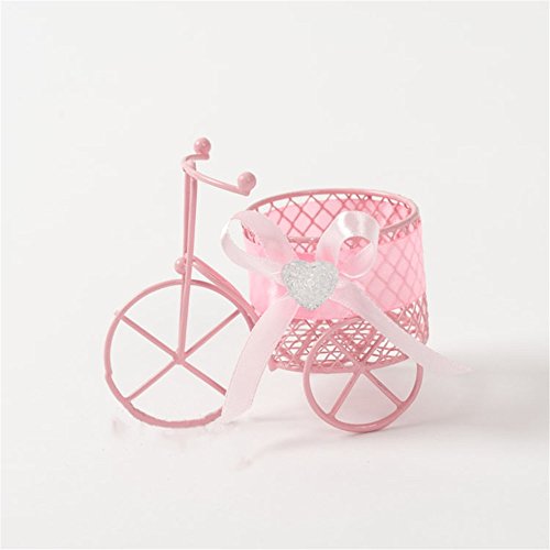 Colorful Pastoral Candy Box Tricycle Shape Candy Chocolate Cookies Bowknot Basket Gifts For Guests Wedding Decoration by Xiaolanwelc (8 Piece) - Thumbnail 4