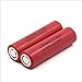 Authentic 4-Pack 2500mAh High Drain ICR LG HE2 3.6V 18650 Rechargeable Lithium Ion Battery 20A Continuous Discharge (Max 35A Current Load) Flat Top