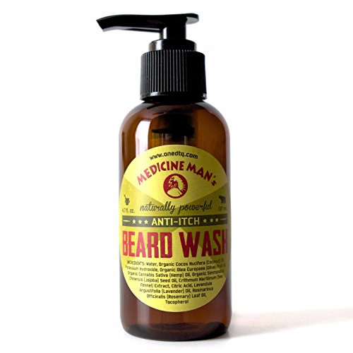 Medicine Man's Beard & Mustache Care Kit Itchy Beard Wash 4,7 FL OZ