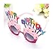 OULII Happy Birthday Glasses Birthday Party Glasses Novelty Glasses Cake Glasses Funny Costume Glasses Photo Booth Props