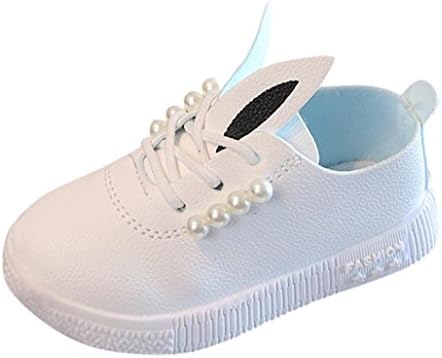 LNGRY Shoes,Toddler Kids Baby Girls Cartoon Rabbit Ear Pearls Soft Sole Anti-Slip Sneaker Shoes