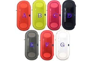 SZLG Colorful Back Shell Housing Case Shell Rear Cover Replacement for PSV2000 PSVITA PSV 2000 Slim Console (A- Red)