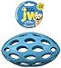 JW Pet Hol-ee Football Dog Toy Puzzle Ball, Natural Rubber, Large (9 Inch Length), Colors May Vary