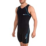 RunBreeze Men’s Triathlon Suit | Breathable, Quick-Drying Tri Suit with Rear Pockets