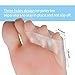 Sumifun Pinky Toe Separators, 10 PCS Clear Little Toe Spacers with 3 Loops for Small Toes, Pinkie, Corn, Blister Pain Relief, Toe Separators for Overlapping Toes, Curled Toe