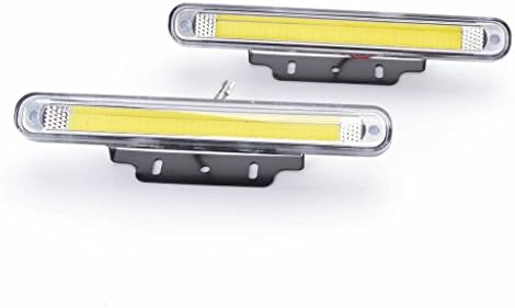 T3M 2 PCS Universal Fit Off-road Plastic LED Daytime Running Light Clear LED Qty 72 Pcs