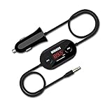 Masione Wireless FM Transmitter Radio Transmitter Car Kit Universal 3.5mm Audio Plug USB Car Charger Adapter for iPhone and all Mobile Audio Devices