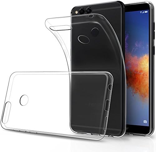 Gosento Huawei Honor 7C Case, Crystal Clear Shock Absorption Cover Soft TPU Gel Anti Scratch Transparent Back Case for Huawei Honor 7C (Clear)