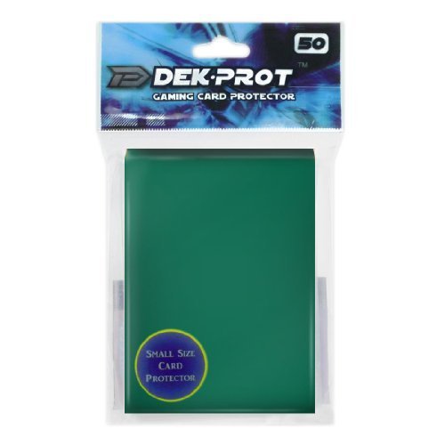 YuGiOh D Dek Prot Flat Gaming Card Sleeves Ivy Green 50 Count