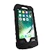 SnowLizard SLXtreme iPhone 8 Plus Case. Solar Powered, Rugged and Waterproof with a Built in Battery - Night Black. Also Works with iPhone 7 Plus.