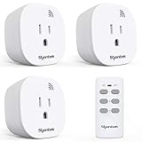 Syantek Remote Control Outlet Wireless Light Switch