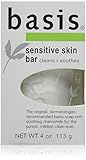 Basis Sensitive Skin Bar Soap, 4 Ounce Bars