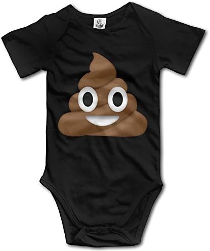 POOP FACE EMOJI Baby Outfits Infant Climb Romper