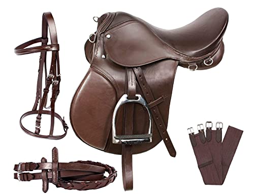 Leather Ride All-Purpose English Saddle
