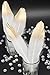 Piokio 12 pcs Natural Sparkle Gold Dipped Feather in Bulk for Craft Party Decoration, Baby Bridal Shower Home Wedding Decorations, Marriage Birthday Table decor
