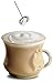 Milk Frother - Handheld Electric Milk Steamer - by Mixpresso Coffee (Silver)