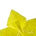 Children's Rain Ponchos with Waterproof Hood and Sleeves for Ages 6-12 - Reusable (2-Pack, Yellow)
