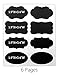ONME Premium Reusable Adhesive Chalkboard Stickers (48 pcs)