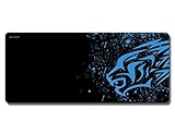 Blue Leopard Large Gaming Mouse pad Space Wide Full