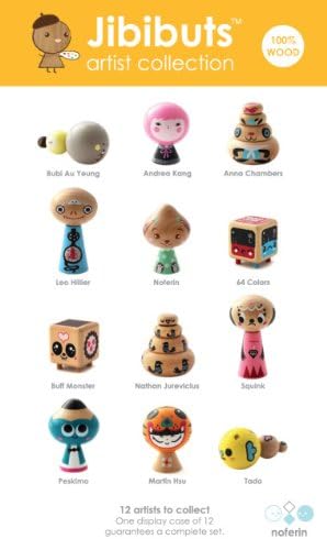 ONE BLIND BOX from the Jibibut Artist Series Wooden Figures