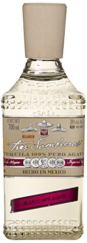 Tres Sombreros Blanco Tequila (1 x 0.7 l)