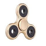 FIDGET DICE Hand Fidget Toy Spinners Stress Reducer with Ceramic Bearing (Bright Gold)