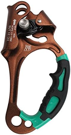 NIIGO Right Hand Ascender Rock Climbing Tree Arborist Rappelling Gear Equipment Rope Clamp for 8-13MM Ropes