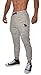 YoungLA Slim Fit Joggers for Men | French Terry Cotton Skinny Tapered Sweatpants | Gym Sports Activewear Workout Clothes 2o2 Marble Medium
