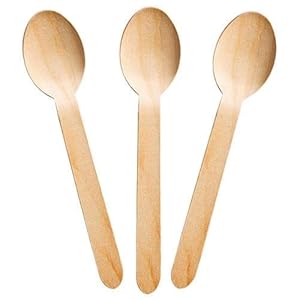Yorgi India Disposable Wooden Spoon, 14cm (Brown, DS123) – Pack of 100