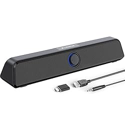 LENRUE Computer Speakers, Dual 5W PC