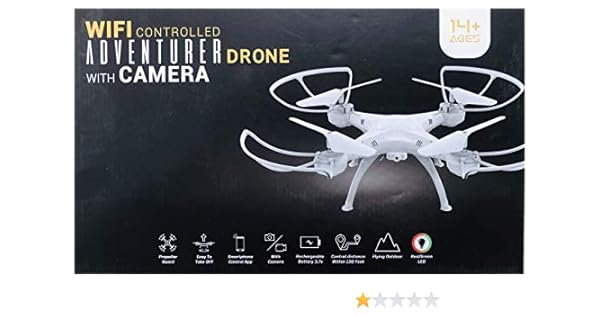 wifi controlled adventurer drone with camera