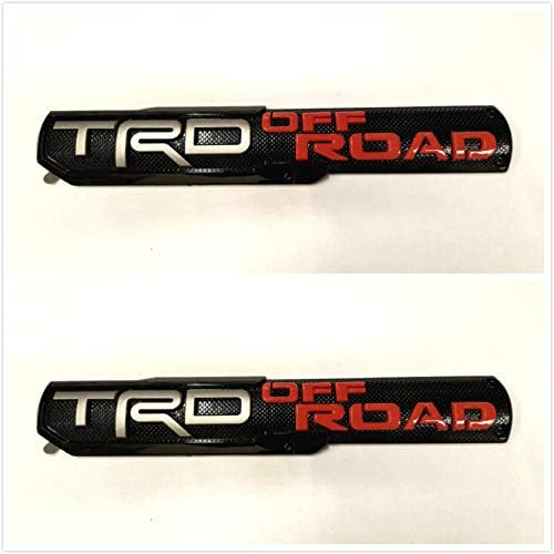 Dinona T-2OR Pair TRD Off Road Side Fender Front Door Badge Nameplates Emblems For Tacoma Tundra