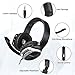 PS4 Gaming Headset SADES R17 Wired Noise Cancelling Over Ear Headphone with Mic for New Xbox one Laptop PC Mac Cellphone(Black &Silver)thumb 2