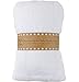 Channing & Yates Premium Boutique Toddler Robe - Organic Hooded Bathrobe Towel - Soft Towel Robe - Toddler Bath Essentials (White)