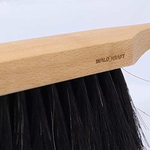 WALDKRAFT Handfeger Schweifhaar schwarz 30 cm | Hand-Besen aus Buchenholz FSC 100% | Kehrbesen Made in Germany (1… – Bild 4