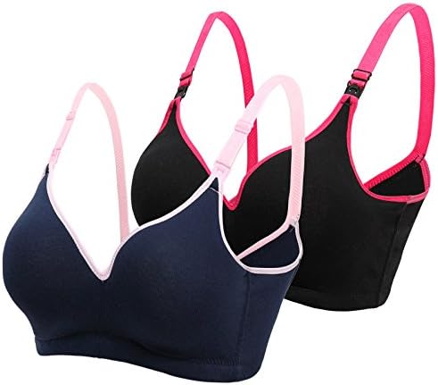 Lataly Women's Sleeping Nursing Bra Wirefree Breastfeeding Maternity Bralette