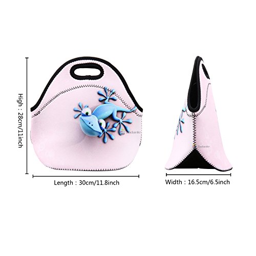 image for newplenty Lunch Bags Insulated for Women Men Adult Neoprene Cute Tote 