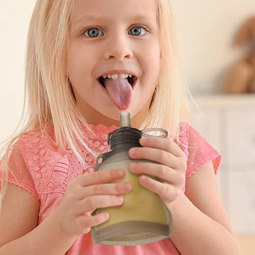 haakaa Silicone Baby Food Pouches,Breast Milk Storage Bag & Silicone