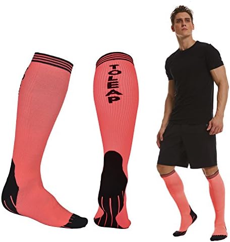 Compression Socks for Men &amp; Women - BEST Graduated Athletic Fit Everyday Use - Running Pregnancy Flight Travel Nursing Boost Stamina Circulation Recovery Cycling Basketball by Wishfly