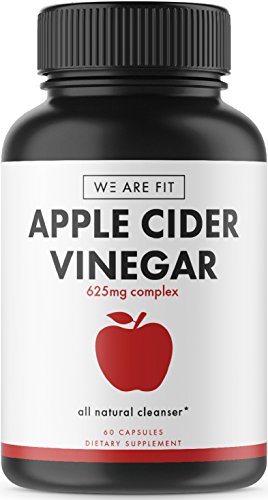Apple Cider Vinegar Supplement - All Natural Weight Loss, Detox, and Digestion Support. Help Boost Metabolism - Powerful Cleanser & Detox to Support Overall Health - All Natural 625mg, 60 caps Apple Cider Vinegar Supplement - All Natural Weight Loss, Detox, and Digestion Support. Help Boost Metabolism - Powerful Cleanser & Detox to Support Overall Health - All Natural 625mg, 60 caps