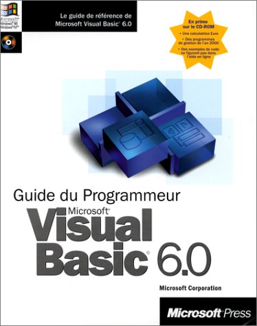 Visual Basic 6 0 Guide Du Programmeur Pdf De Microsoft Corporation Telecharger Pregrasinde