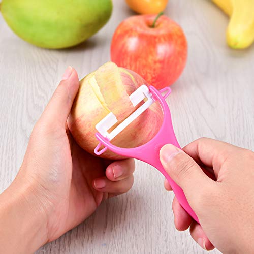 2 Ceramic+Kitchen+Sheath+Covers+Peeler