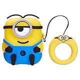 Mulafnxal Compatible with Airpods 1&2 Case,Cute Funny Cartoon Character Silicone Airpod Cover,Kawaii Fun Cool Design Skin,Fashion Animal Designer Cases for Girls Kids Teens Boys Air pods(3D One Eye)